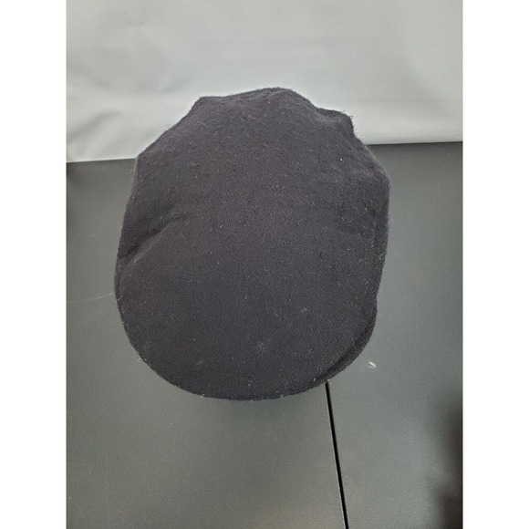 Manias Newsboy Cabbie Flat Hat Cap‎ Men's Size Large Black Timberland Wool-Blend - Picture 7 of 12